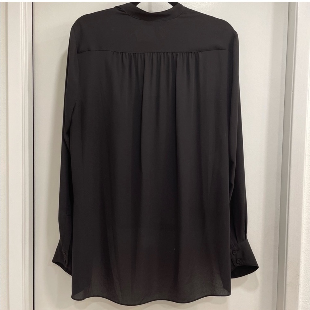 BCBGMaxAzria Elegant Black Blouse Women XS - Picture 2 of 3